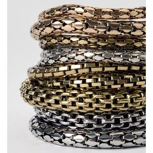 Kate Moss x ZARA Authentic NWT METAL BRACELET PACK Limited Edition!